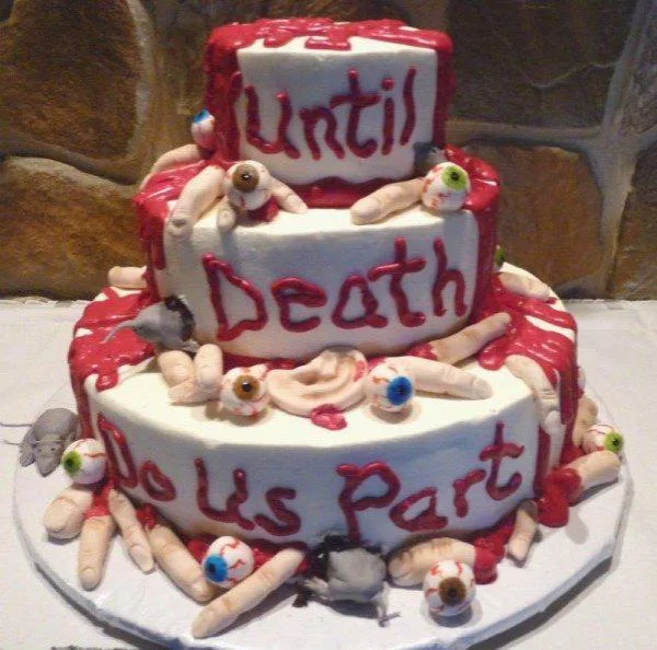 bad wedding cake