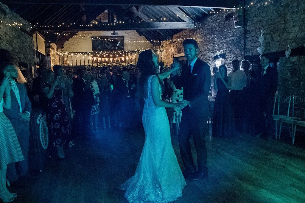 iRock weddubg band performing a first dance at a wedding in south wales