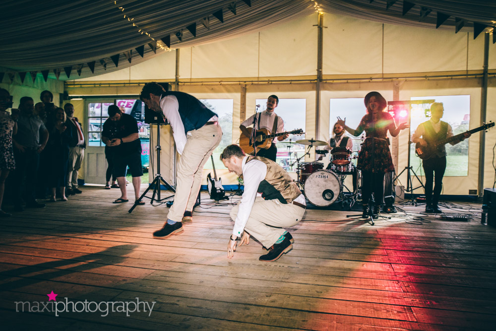 Mumford and Sons style band Festival Heart performing a First Dance