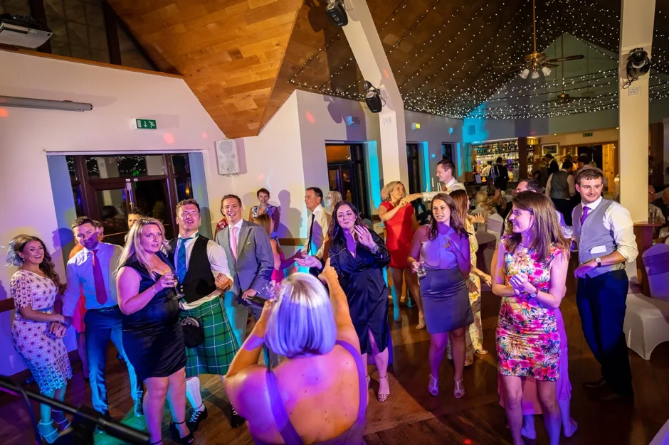 dancing at Canada lodge and lake