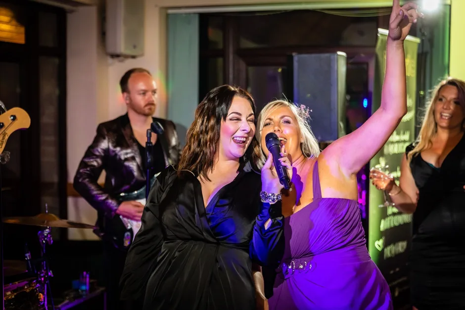 the shellyann band performing live