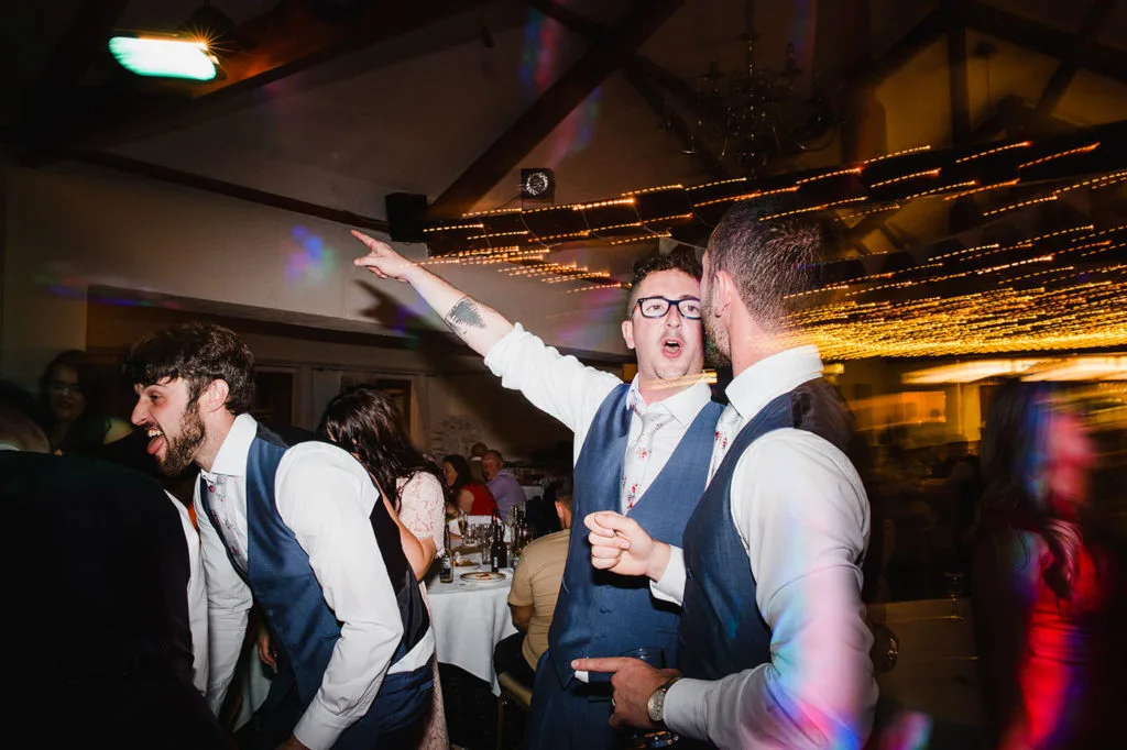 fun wedding dance floor
