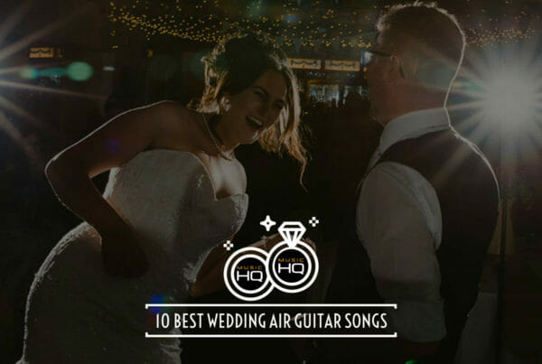 air guitar at weddings