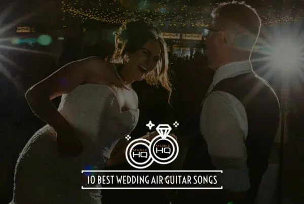 air guitar at weddings